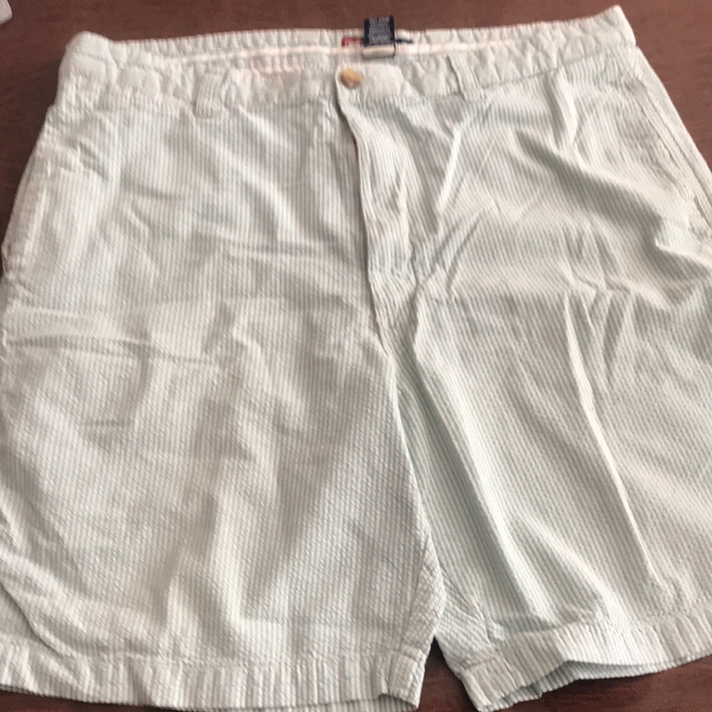 Chaps Stripped blue shorts